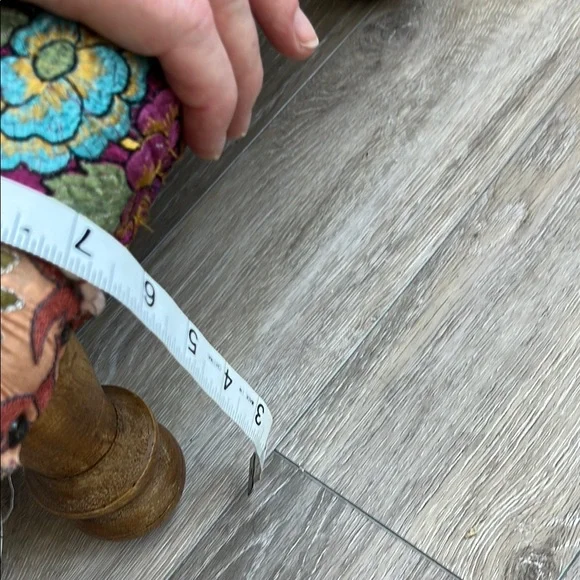 Colorful Patchwork Footstool - Picture 9 of 12